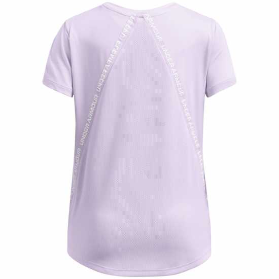 Детски тениски и фланелки Under Armour Armour Knockout Tee Gym Top Girls Лилаво Under Armour Armour Knockout Tee Gym Top Girls Лилаво Детски тениски и фланелки