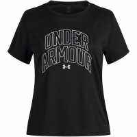 Under Armour Tech Varsity Short-Sleeve Performance Gym Top Черно 