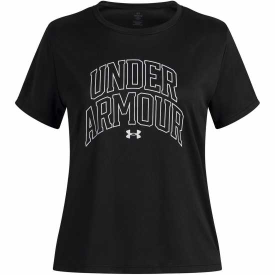 Under Armour Tech Varsity Short-Sleeve Performance Gym Top Черно Under Armour Tech Varsity Short-Sleeve Performance Gym Top Черно