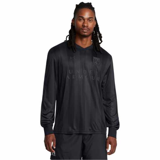 Мъжки тениски и фланелки Under Armour Terrace Jersey Sn99 Black Under Armour Terrace Jersey Sn99 Black Мъжки тениски и фланелки