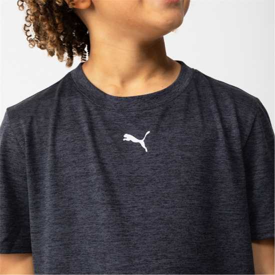 Детски тениски и фланелки Puma Train T-Shirt Junior Тъмно сиво Puma Train T-Shirt Junior Тъмно сиво Детски тениски и фланелки