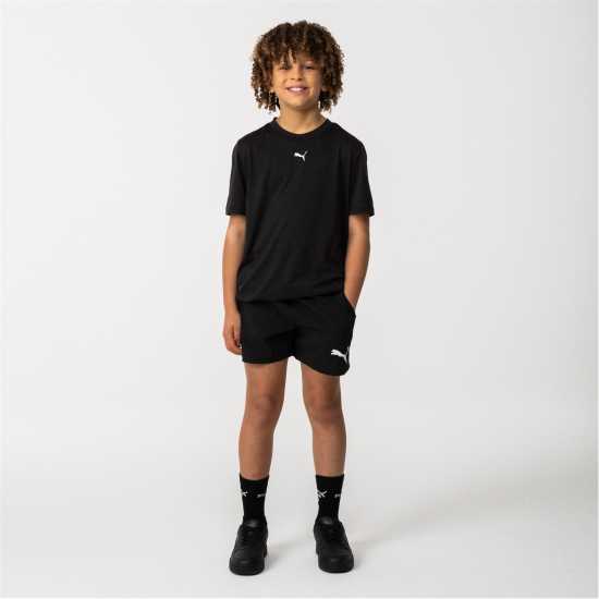 Детски тениски и фланелки Puma Train T-Shirt Junior Черно Puma Train T-Shirt Junior Черно Детски тениски и фланелки