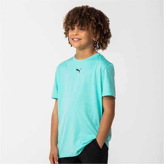 Puma Train T-Shirt Junior Търкоаз Детски тениски и фланелки