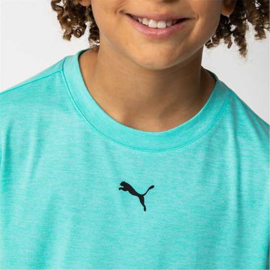Puma Train T-Shirt Junior Търкоаз Детски тениски и фланелки