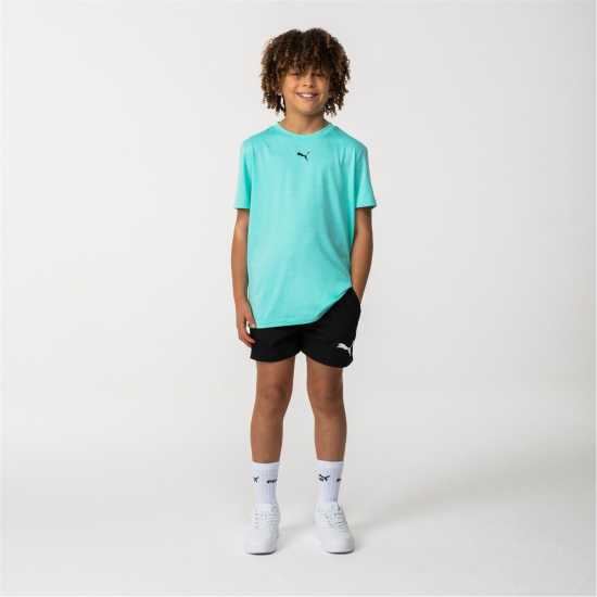 Puma Train T-Shirt Junior Търкоаз Детски тениски и фланелки