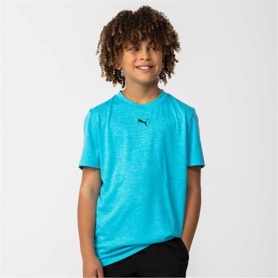 Puma Train T-Shirt Junior Небесно синьо Детски тениски и фланелки