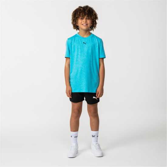 Puma Train T-Shirt Junior Небесно синьо Детски тениски и фланелки