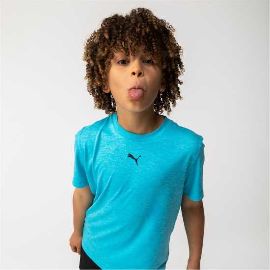 Puma Train T-Shirt Junior Небесно синьо Детски тениски и фланелки