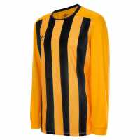 Umbro Sleeve Stripe Jersey Shirt Junior Amber/Black Детски тениски и фланелки