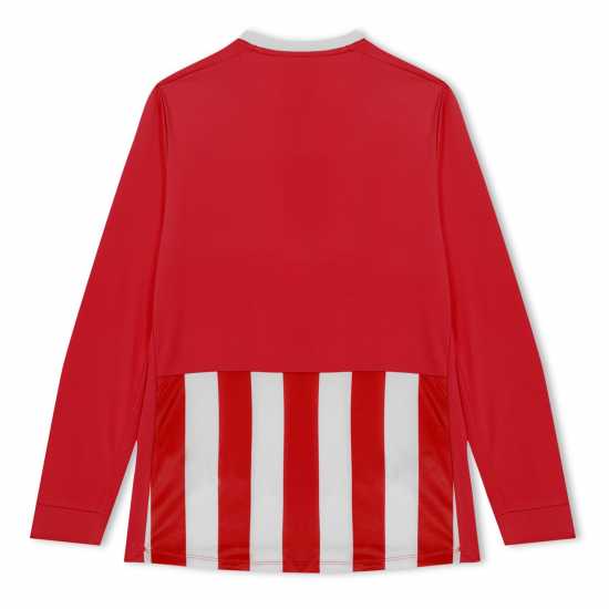 Umbro Sleeve Stripe Jersey Shirt Junior Verm/White Детски тениски и фланелки