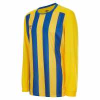 Umbro Sleeve Stripe Jersey Shirt Junior SV Yellow/Royal Детски тениски и фланелки