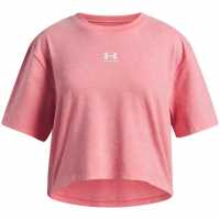 Under Armour Ua Rival Wash Ss Jn63 Pink/White 