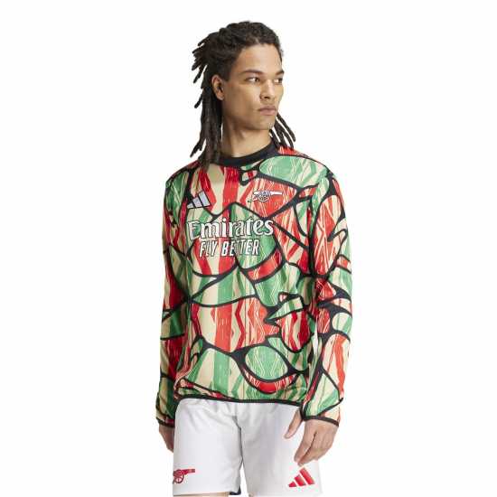 Adidas Arsenal Long Sleeve Pre Match Shirt 24/25 Mens Adidas Arsenal Long Sleeve Pre Match Shirt 24/25 Mens