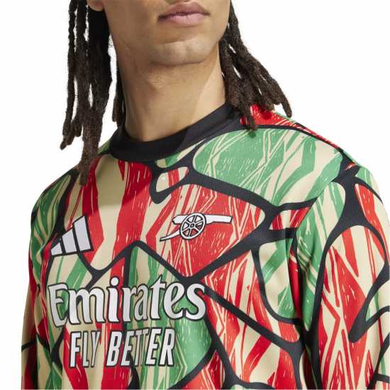 Adidas Arsenal Long Sleeve Pre Match Shirt 24/25 Mens Adidas Arsenal Long Sleeve Pre Match Shirt 24/25 Mens