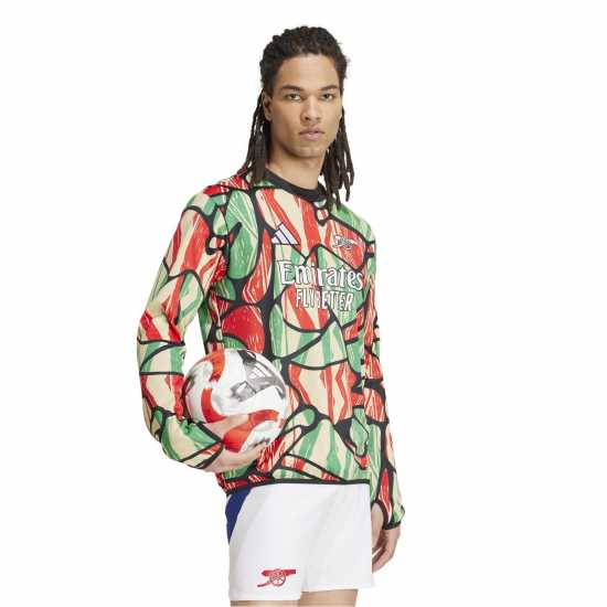 Adidas Arsenal Long Sleeve Pre Match Shirt 24/25 Mens Adidas Arsenal Long Sleeve Pre Match Shirt 24/25 Mens