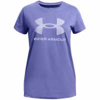 Under Armour Тениска Live Sportstyle Graphic Short Sleeve T Shirt Girls Starlight Celst Детски тениски и фланелки