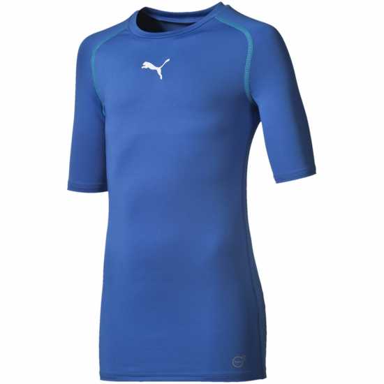 Puma (5) Tb Ss Tee (Vent) Juniors  