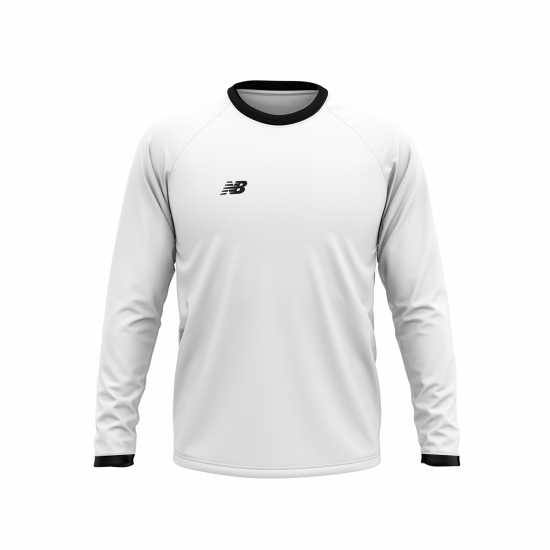 Детски тениски и фланелки New Balance Rngr Ls Jrsy Jn99 Бяло New Balance Rngr Ls Jrsy Jn99 Бяло Детски тениски и фланелки