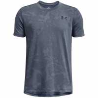 Under Armour Tech Vent Jacquard T-Shirt Juniors Downpour Grey Детски тениски и фланелки