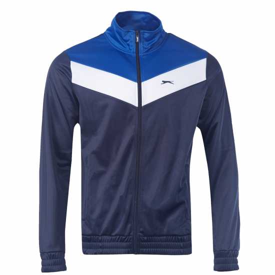 Slazenger Мъжки Спортен Екип Polyester Tracksuit Mens Нави / Бял / Кралски Мъжки спортни екипи в две части