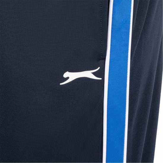 Slazenger Мъжки Спортен Екип Polyester Tracksuit Mens Нави / Бял / Кралски Мъжки спортни екипи в две части