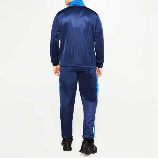 Slazenger Мъжки Спортен Екип Polyester Tracksuit Mens Нави / Бял / Кралски Мъжки спортни екипи в две части