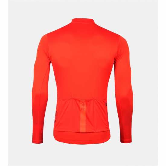 Фланелка С Дълъг Ръкав Dhb Long Sleeve Jersey Mens Firey Red Мъжки тениски и фланелки