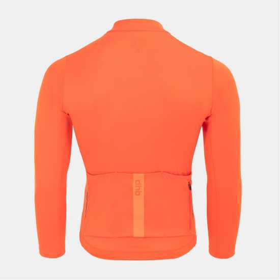 Фланелка С Дълъг Ръкав Dhb Long Sleeve Jersey Mens Firey Red Мъжки тениски и фланелки