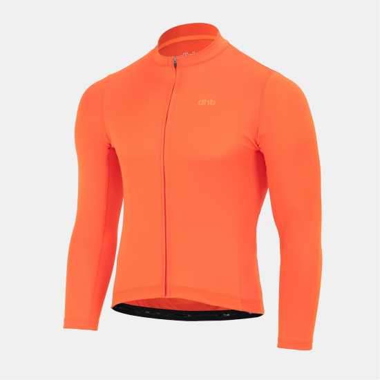Фланелка С Дълъг Ръкав Dhb Long Sleeve Jersey Mens Firey Red Мъжки тениски и фланелки