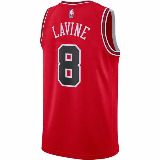 Nike Nba Icon Edition Swingman Jersey Булси/Лавине Мъжко облекло за едри хора
