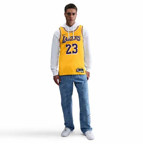 Nike Nba Icon Edition Swingman Jersey Лейкърс/Джеймс Мъжки тениски и фланелки