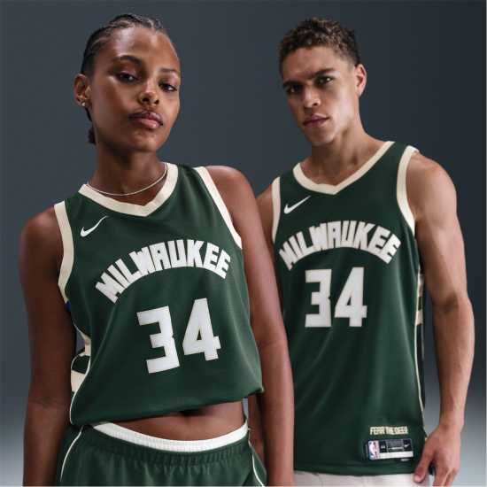 Мъжки тениски и фланелки Nike Nba Icon Edition Swingman Jersey Бъкс Nike Nba Icon Edition Swingman Jersey Бъкс Мъжки тениски и фланелки