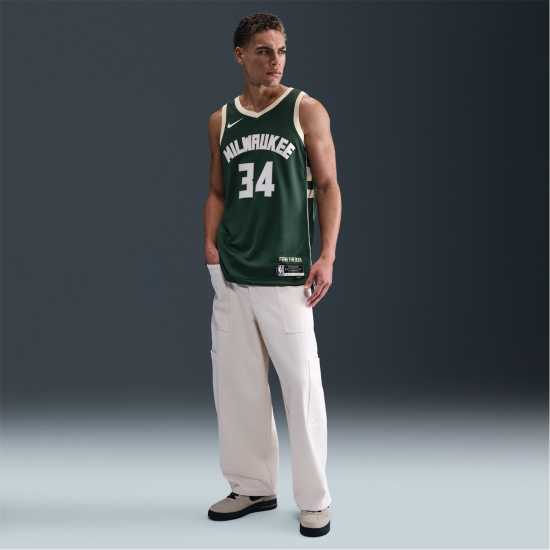 Мъжки тениски и фланелки Nike Nba Icon Edition Swingman Jersey Бъкс Nike Nba Icon Edition Swingman Jersey Бъкс Мъжки тениски и фланелки