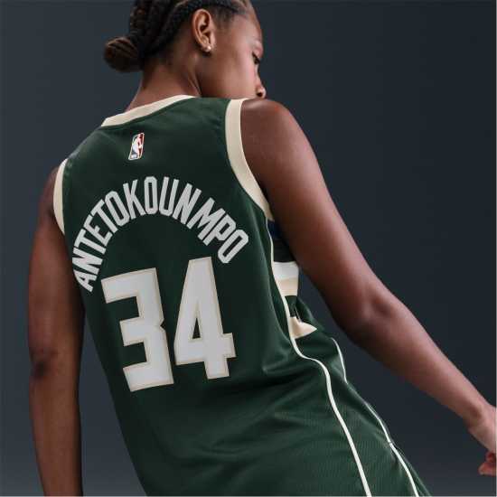 Мъжки тениски и фланелки Nike Nba Icon Edition Swingman Jersey Бъкс Nike Nba Icon Edition Swingman Jersey Бъкс Мъжки тениски и фланелки