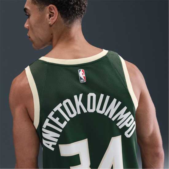 Мъжки тениски и фланелки Nike Nba Icon Edition Swingman Jersey Бъкс Nike Nba Icon Edition Swingman Jersey Бъкс Мъжки тениски и фланелки