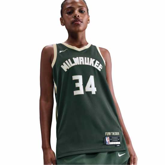 Мъжки тениски и фланелки Nike Nba Icon Edition Swingman Jersey Бъкс Nike Nba Icon Edition Swingman Jersey Бъкс Мъжки тениски и фланелки