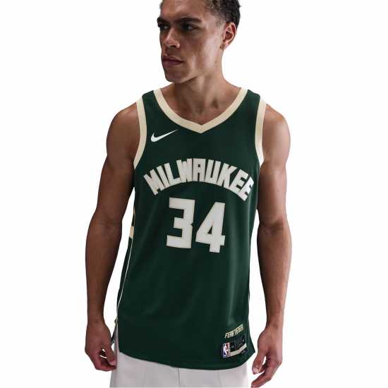 Мъжки тениски и фланелки Nike Nba Icon Edition Swingman Jersey Бъкс Nike Nba Icon Edition Swingman Jersey Бъкс Мъжки тениски и фланелки