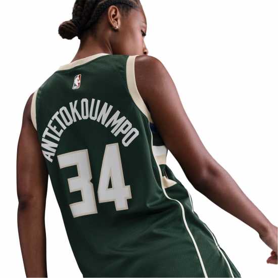 Мъжки тениски и фланелки Nike Nba Icon Edition Swingman Jersey Бъкс Nike Nba Icon Edition Swingman Jersey Бъкс Мъжки тениски и фланелки
