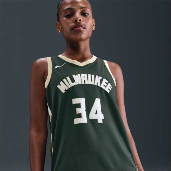 Мъжки тениски и фланелки Nike Nba Icon Edition Swingman Jersey Бъкс Nike Nba Icon Edition Swingman Jersey Бъкс Мъжки тениски и фланелки