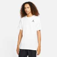 Air Jordan Jumpman Men's Short-Sleeve Crew T Shirt Бяло/Черно Мъжки тениски и фланелки