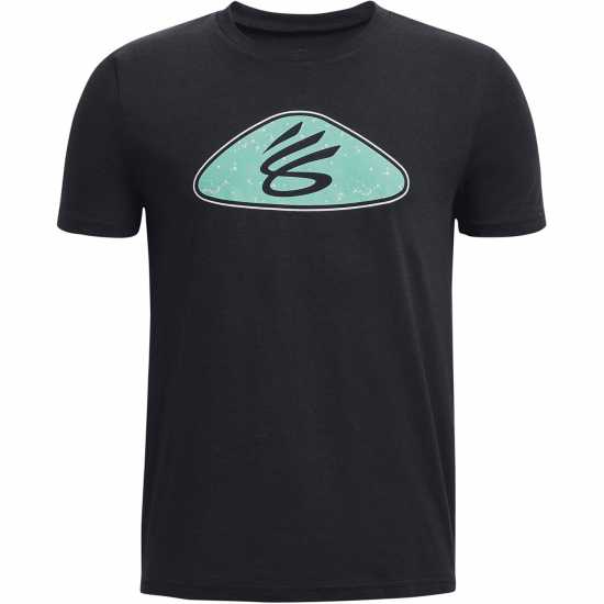 Under Armour Curry Logo Ss Jn99 Black Детски тениски и фланелки