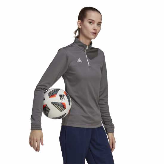 Adidas Entrada 22 Training Top Womens Team Grey 