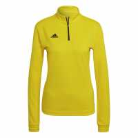 Adidas Спортно Горнище Ent22 Track Top Womens Yellow/Black Дамски тениски с яка