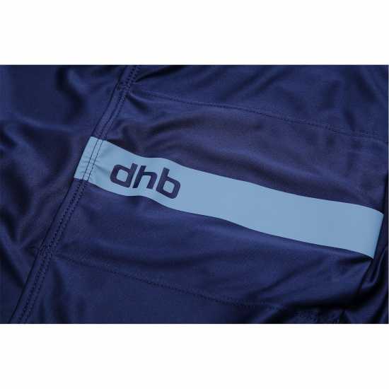 Dhb Blok Short Sleeve Jersey Mens Navy Мъжки тениски и фланелки
