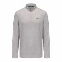 Блуза С Четвърт Цип Everlast Flex Quarter Zip Mens Сив марл Мъжки дрехи за фитнес