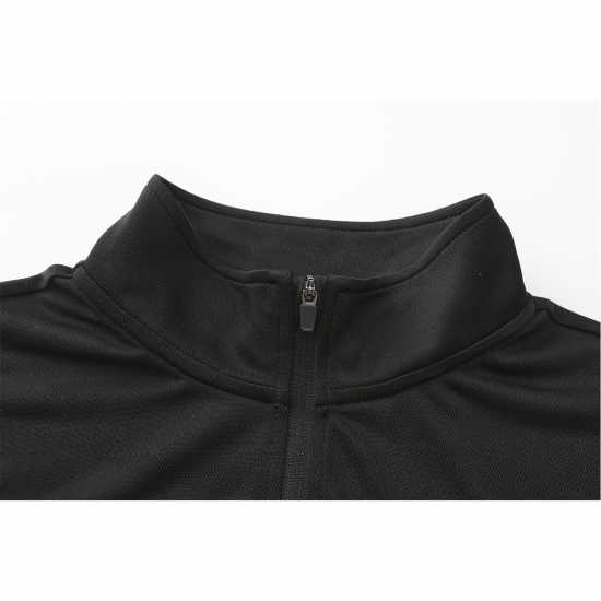 Блуза С Четвърт Цип Everlast Flex Quarter Zip Mens Черно Мъжки дрехи за фитнес