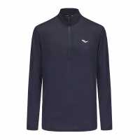 Блуза С Четвърт Цип Everlast Flex Quarter Zip Mens Морска синьо Мъжки дрехи за фитнес