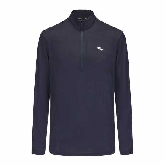 Блуза С Четвърт Цип Everlast Flex Quarter Zip Mens Морска синьо Мъжки дрехи за фитнес