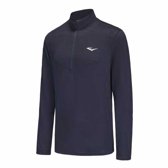 Блуза С Четвърт Цип Everlast Flex Quarter Zip Mens Морска синьо Мъжки дрехи за фитнес
