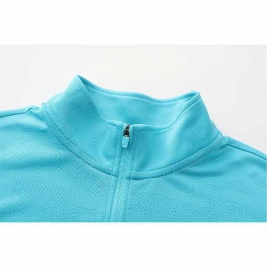 Блуза С Четвърт Цип Everlast Flex Quarter Zip Mens Цианово синьо Мъжки дрехи за фитнес